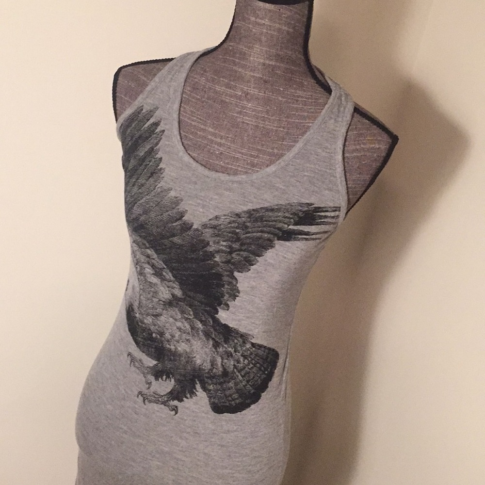 Pre-owned Forever21 Gray Maxi Dress American Eagle